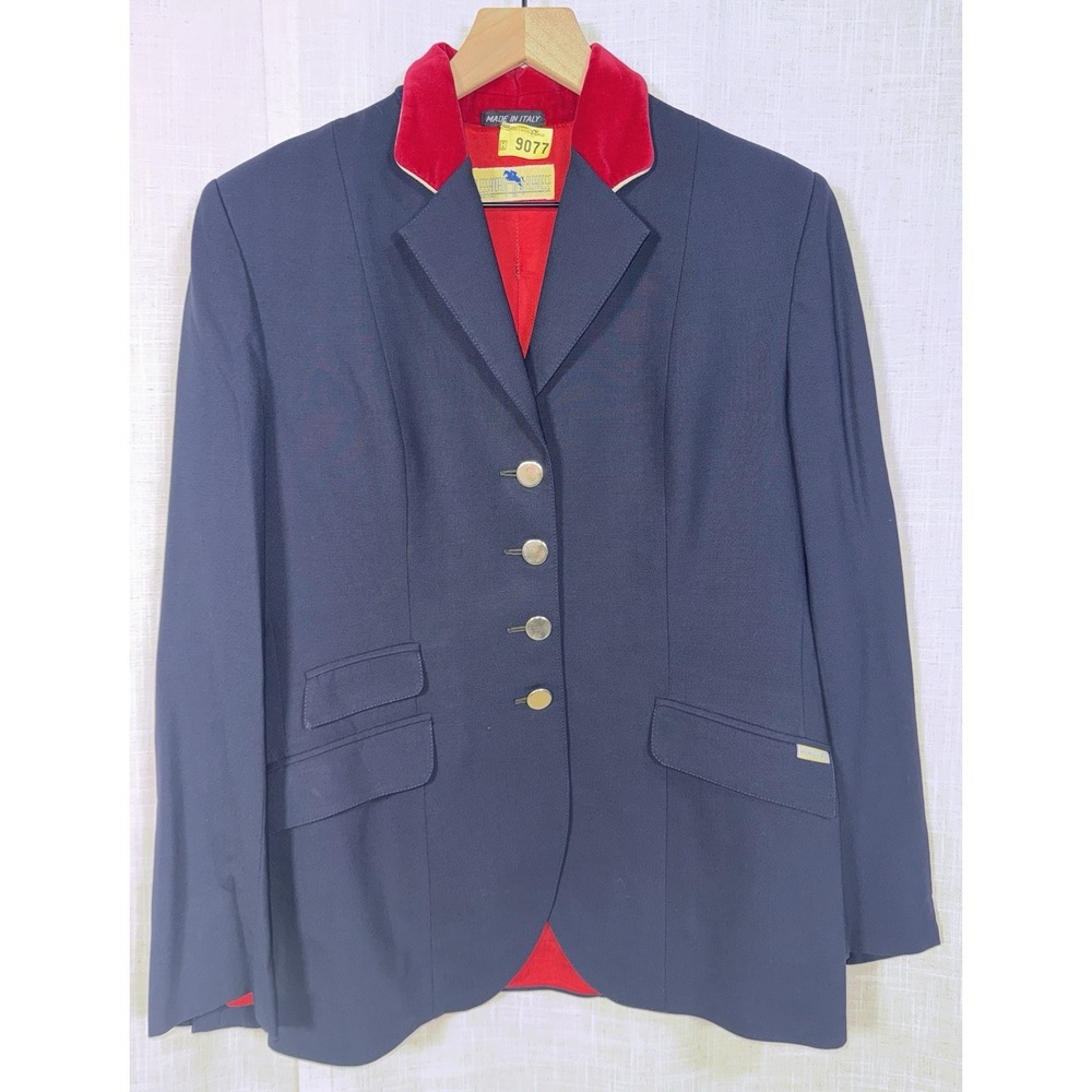 Alessandro‎ Albanese Equestrian Show Coat Jacket Made in Italy Women's 42 US 10